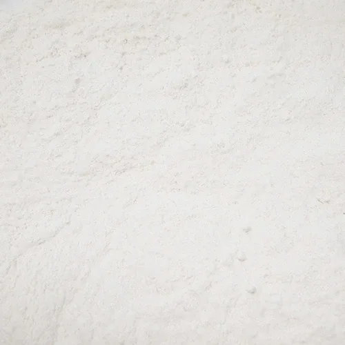 Gypsum: a fine white powder, calcium sulphate, filling the frame
